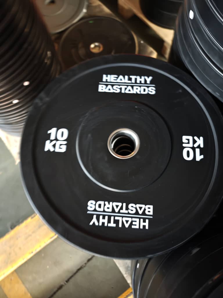 Healthy Bastards — Bumper plates · 10kg
